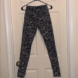 Flower jeans